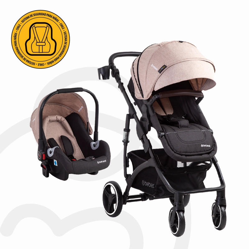 COCHE BEBESIT TRAVEL SYSTEM EXPLORER LX BEIGE - 9