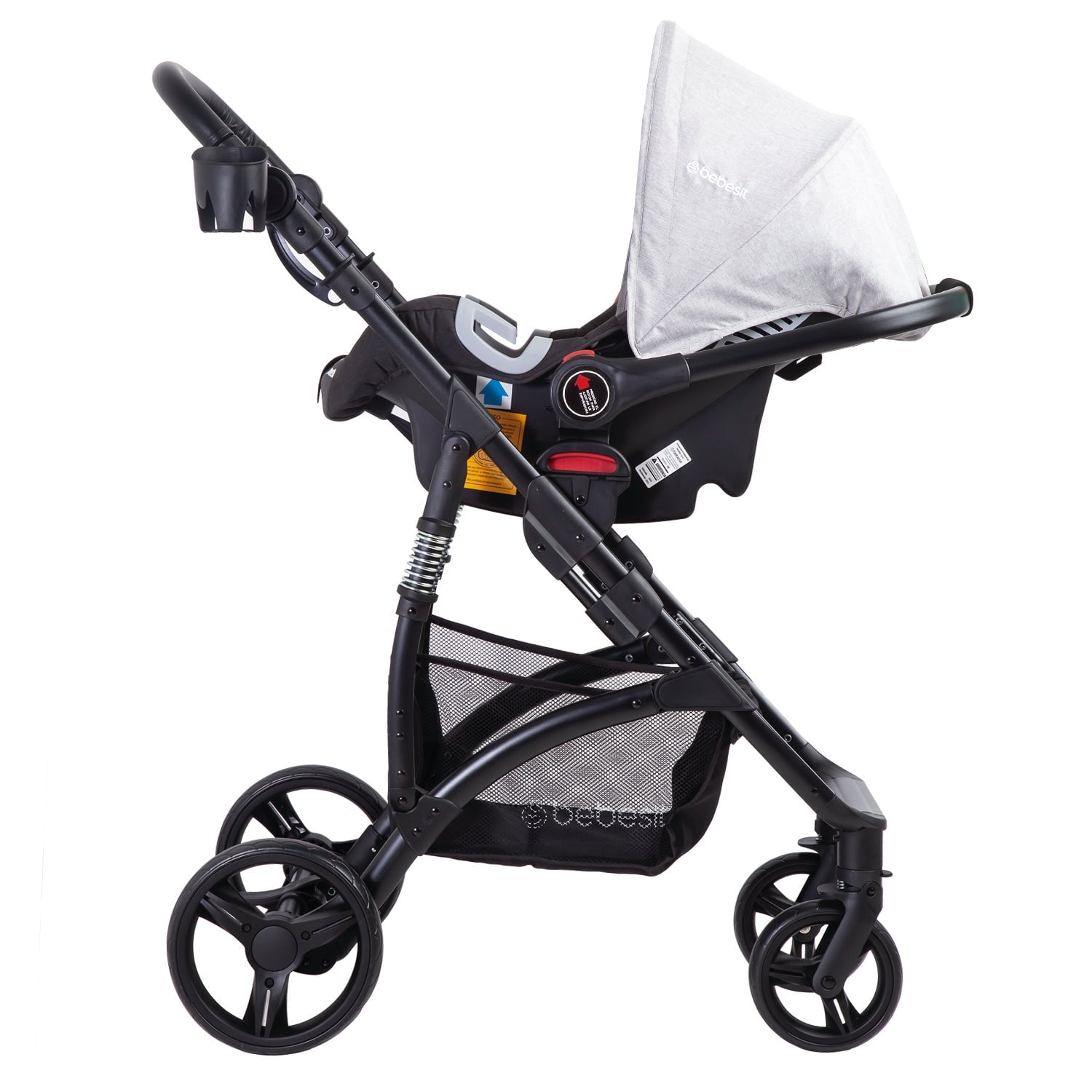 COCHE BEBESIT TRAVEL SYSTEM EXPLORER LX GRIS - 5