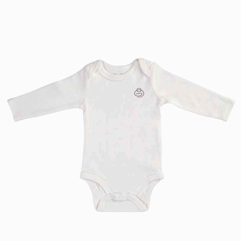PACK 8 BODY ALGODON UNISEX BEBESIT BLANCO MANGA LARGA 6-9M - 4