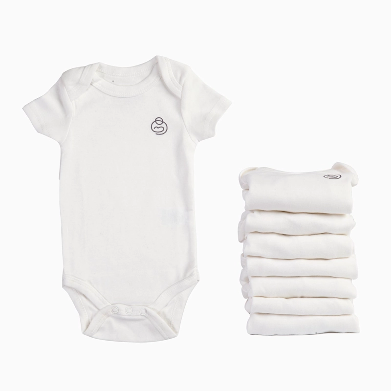 PACK DE 8 BODYS MANGA CORTA 0-3M BEBESIT - 2