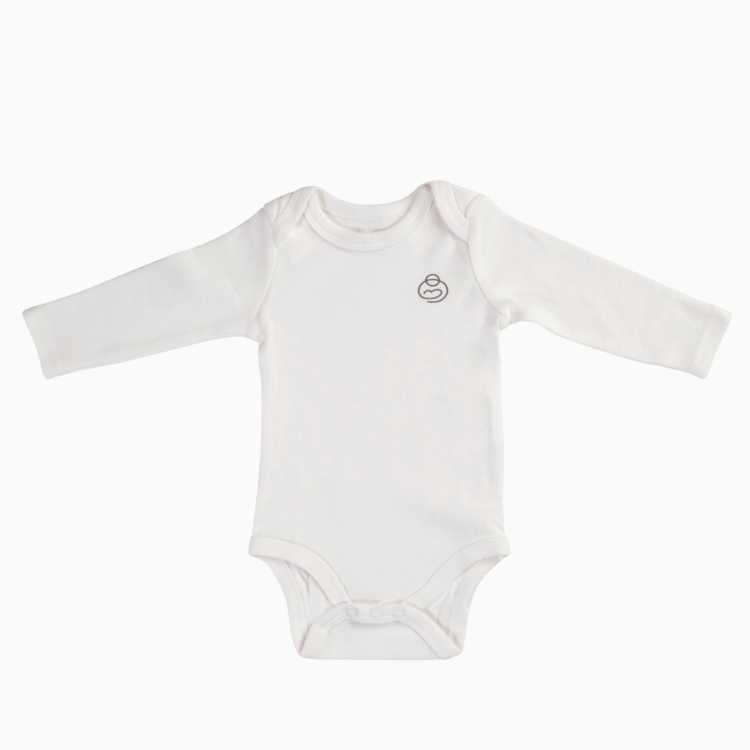 PACK 8 BODY ALGODON UNISEX BEBESIT BLANCO MANGA LARGA 3-6M - 4