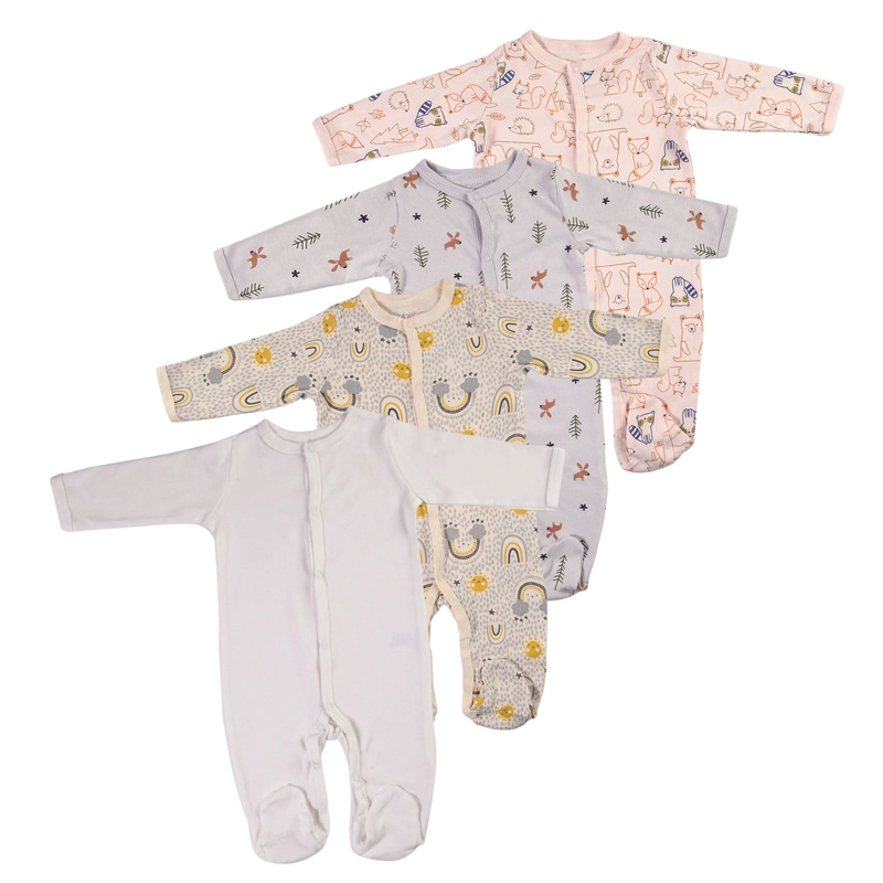 PACK DE 4 PIJAMAS ALGODÓN UNISEX BEBESIT MULTICOLOR BEBÉS 12-18M - 1