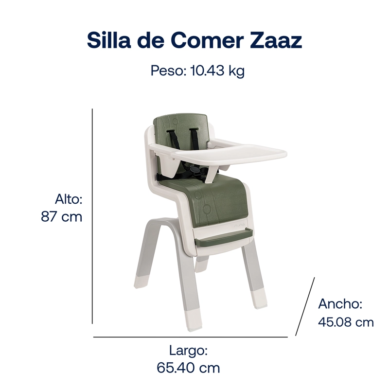 SILLA COMER NUNA ZAAZ PINE VERDE - 6