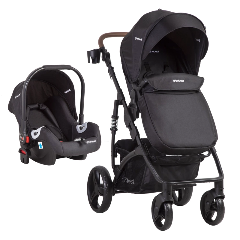 COCHE CUNA BEBESIT TRAVEL SYSTEM QUEST LX NEGRO - 2