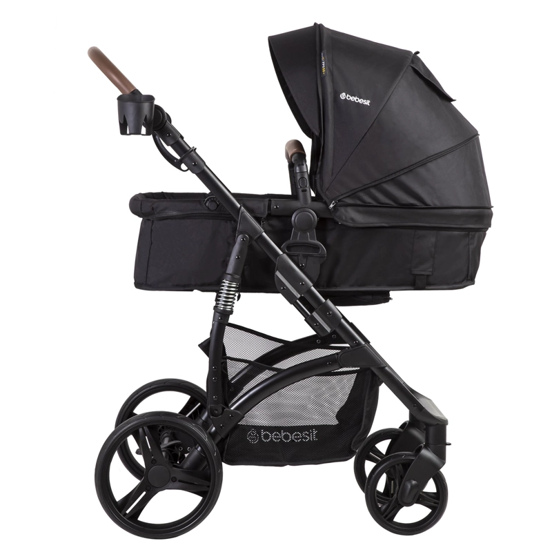 COCHE CUNA BEBESIT TRAVEL SYSTEM QUEST LX NEGRO - 3
