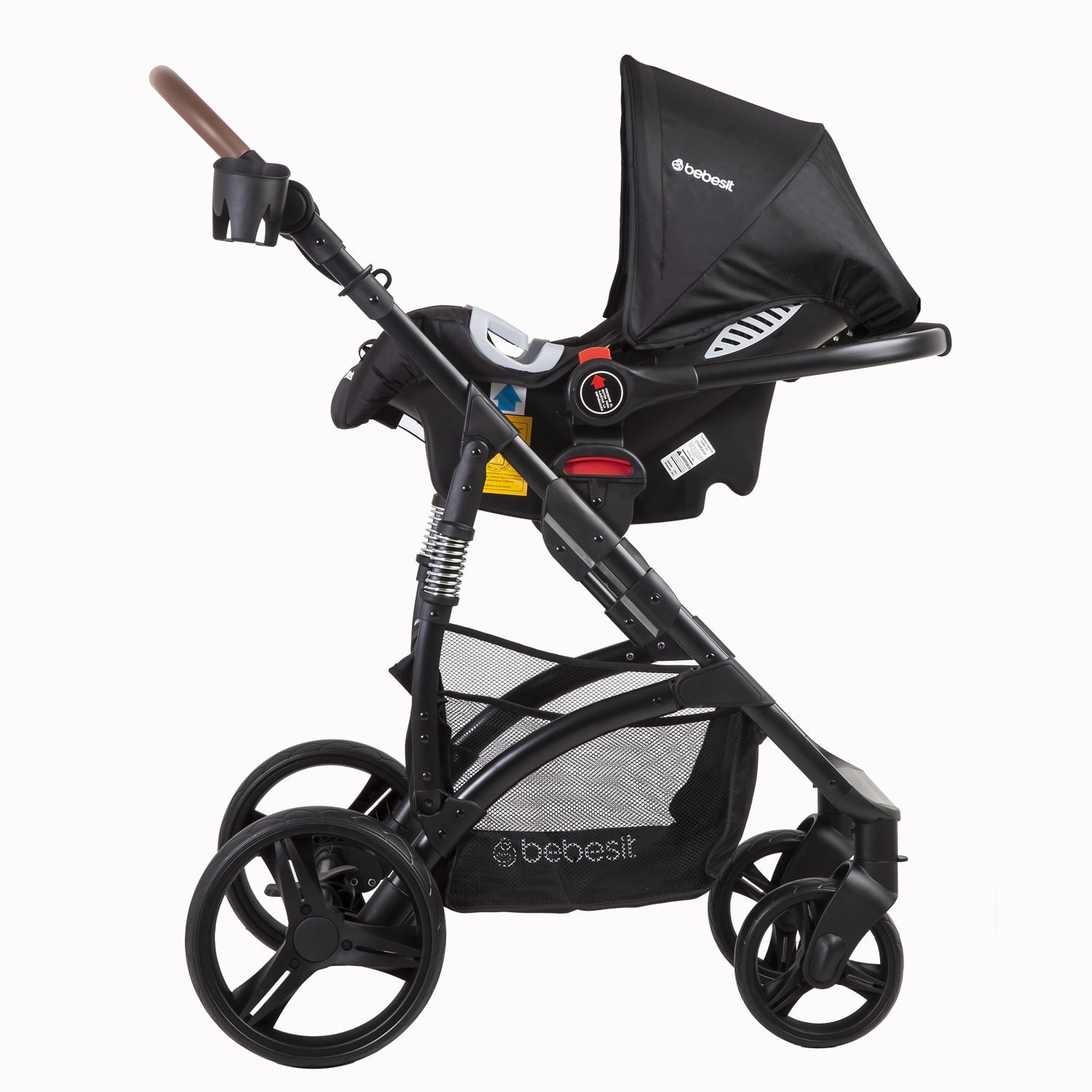 COCHE CUNA BEBESIT TRAVEL SYSTEM QUEST LX NEGRO - 4