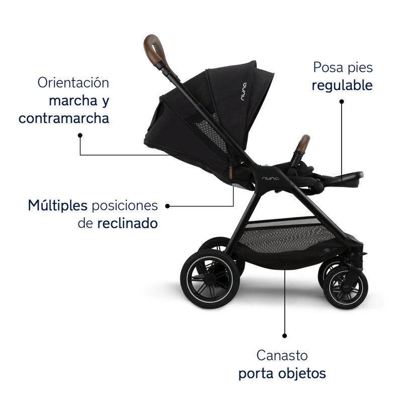 COCHE PASEO NUNA TRIV NEXT NEGRO - 5