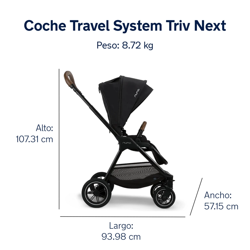 COCHE PASEO NUNA TRIV NEXT NEGRO - 9