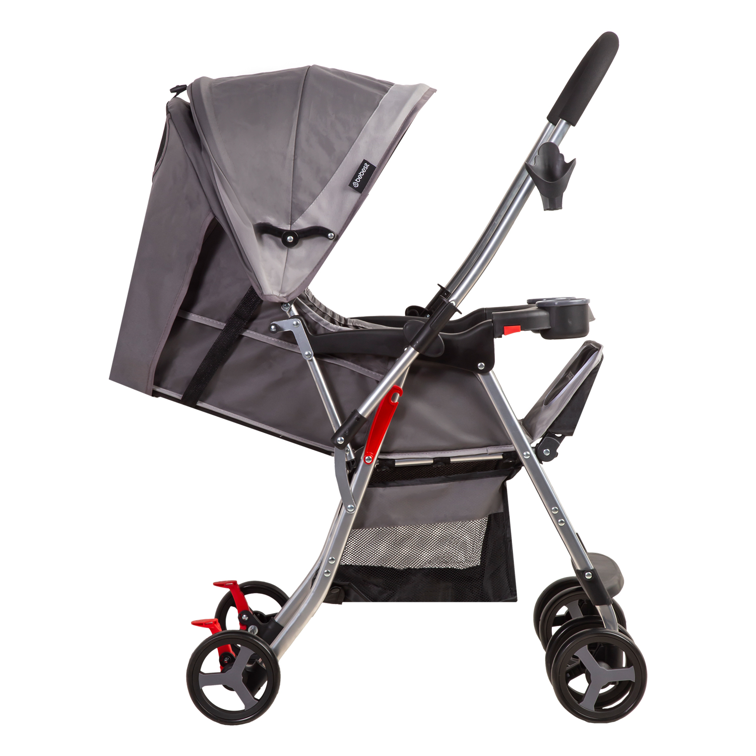 COCHE PASEO Y CUNA TWISTER SX GRIS BEBESIT - 2