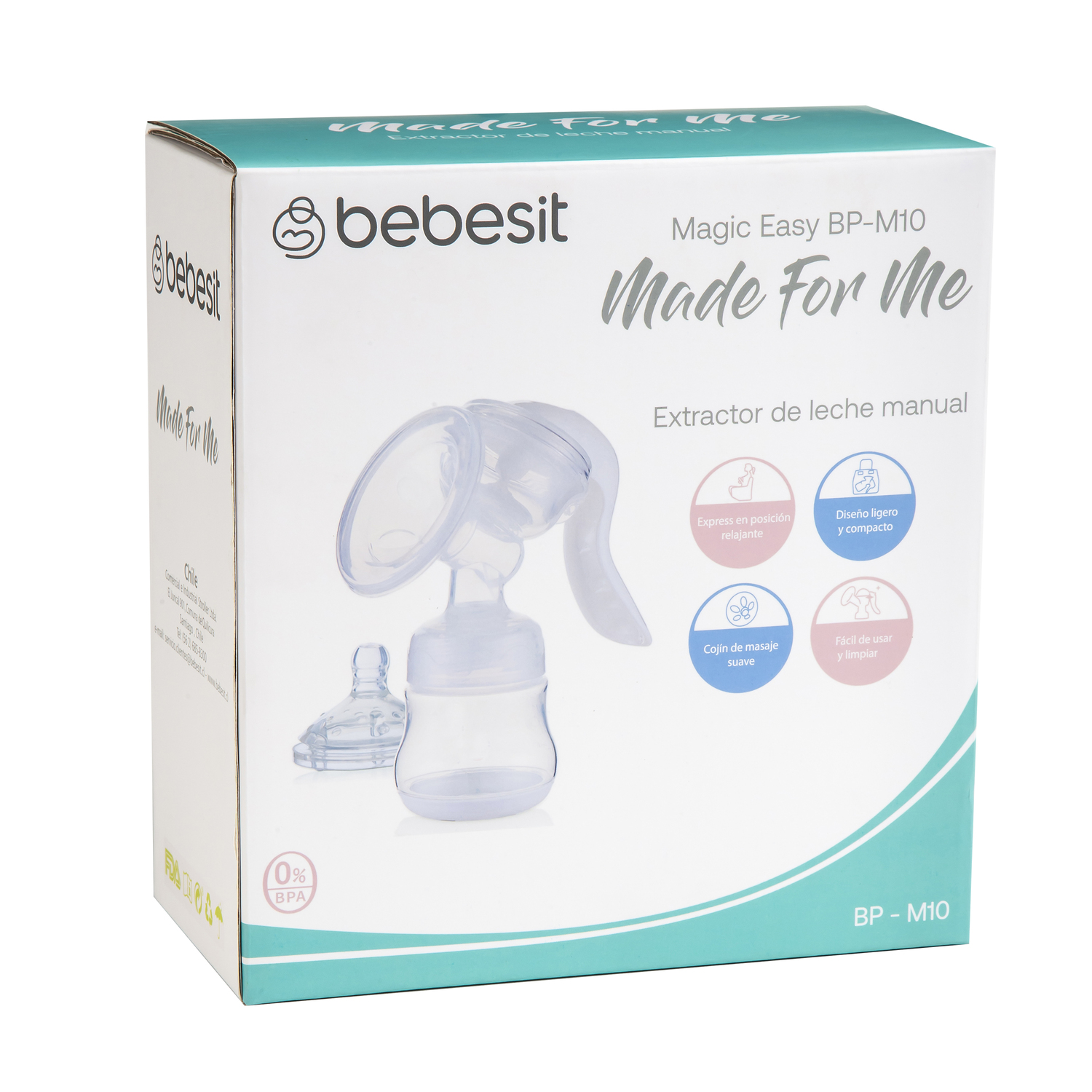 EXTRACTOR DE LECHE MANUAL MAGIC EASY BEBESIT - 7