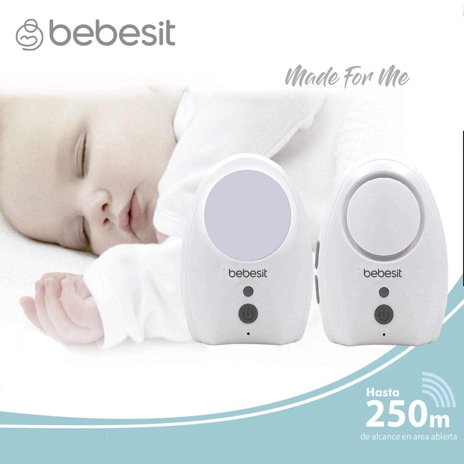 MONITOR DE AUDIO PARA BEBÉ 8771 BEBESIT - 4