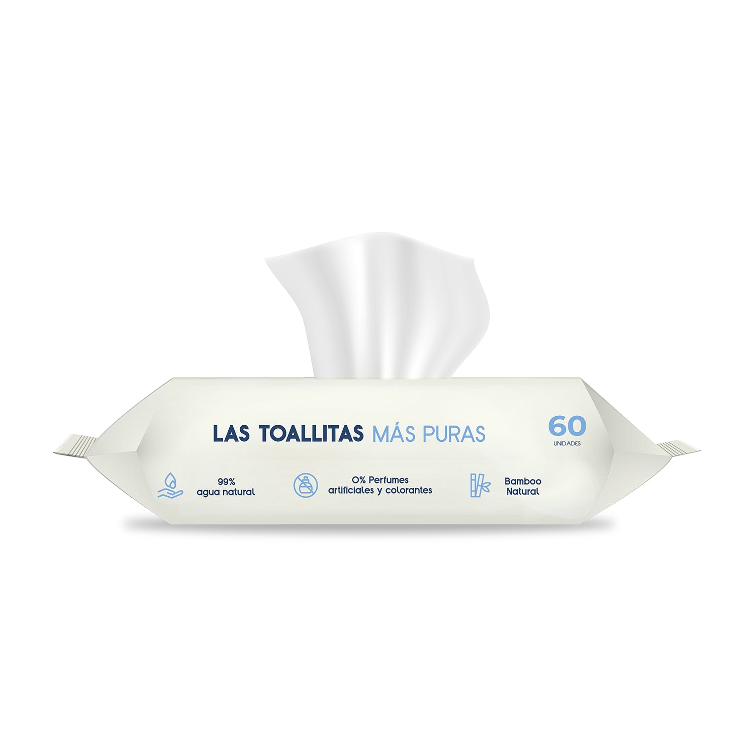 WIPES TOALLAS HÚMEDAS BEWATER BEBESIT - CAJA 12X60 UNIDADES - 8