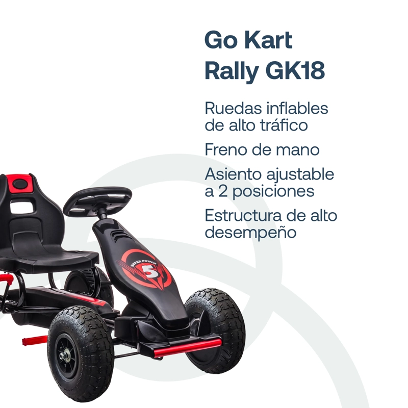 GO KART BEBESIT RALLY GK18 ROJO - 3