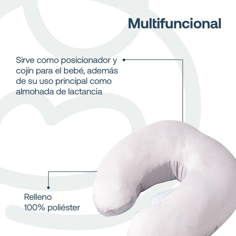 COJIN DE LACTANCIA GRIS BEBESIT - 5