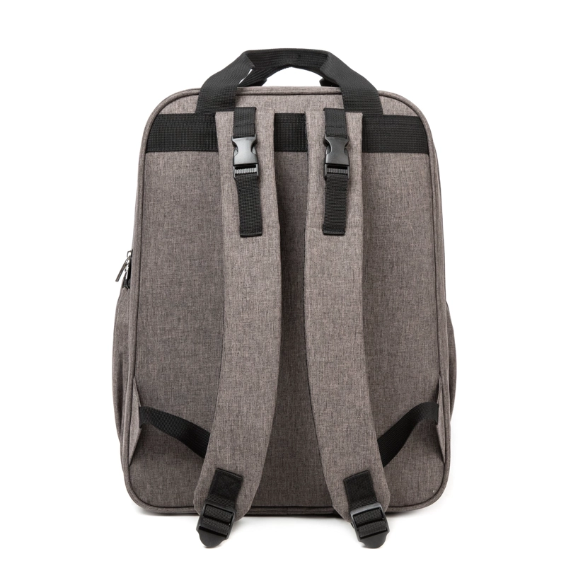 MOCHILA BEBESIT MATERNAL 3EN1 PAÑALERA CUNA Y MUDADOR GRIS - 8