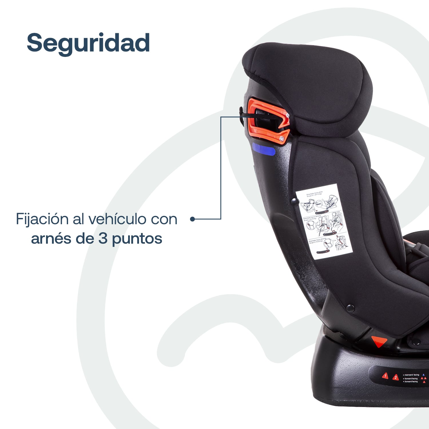 SILLA AUTO BEBESIT ORBIT LX NEGRO - 6