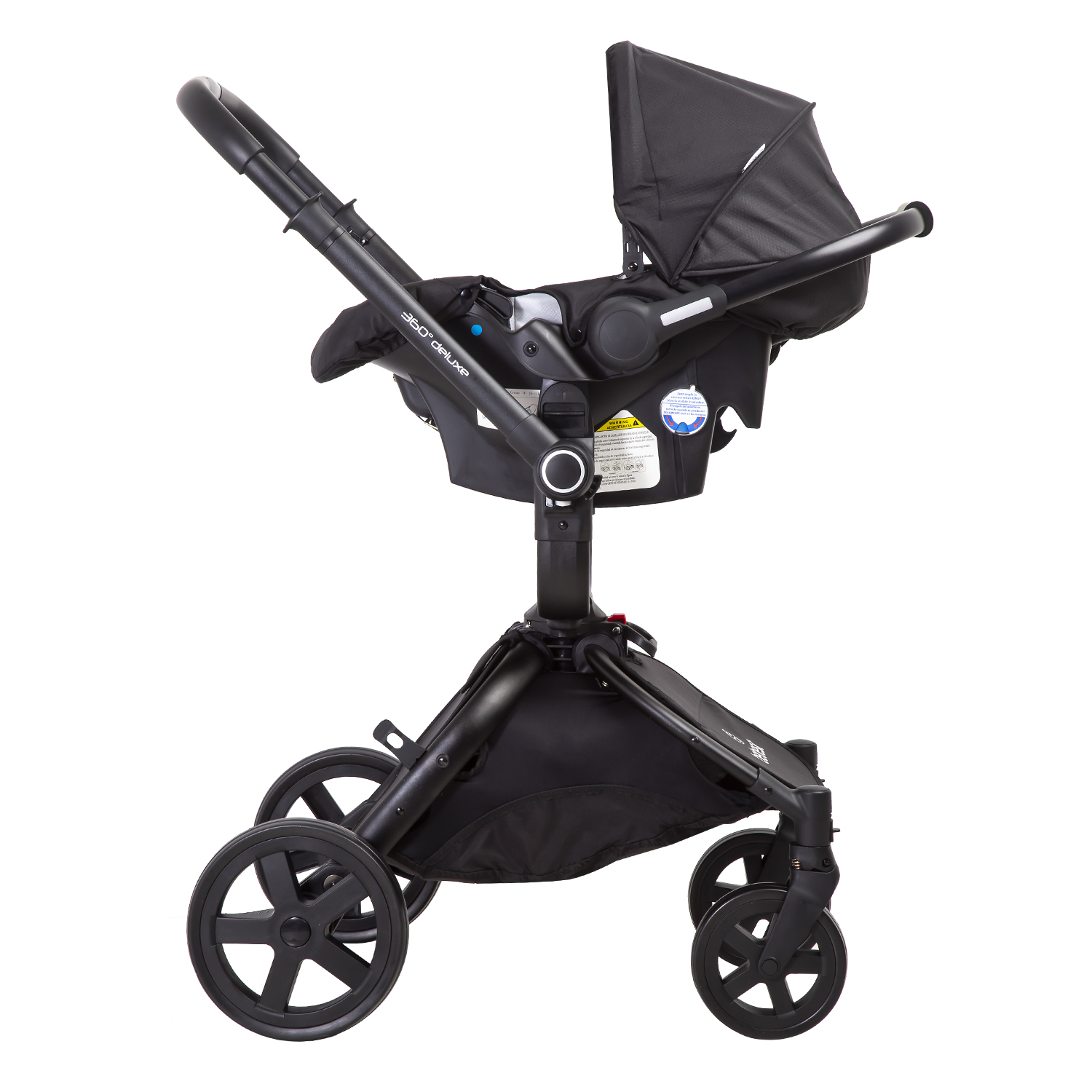 COCHE CUNA TRAVEL SYSTEM DELUXE 360° SX NEGRO BEBESIT - 4