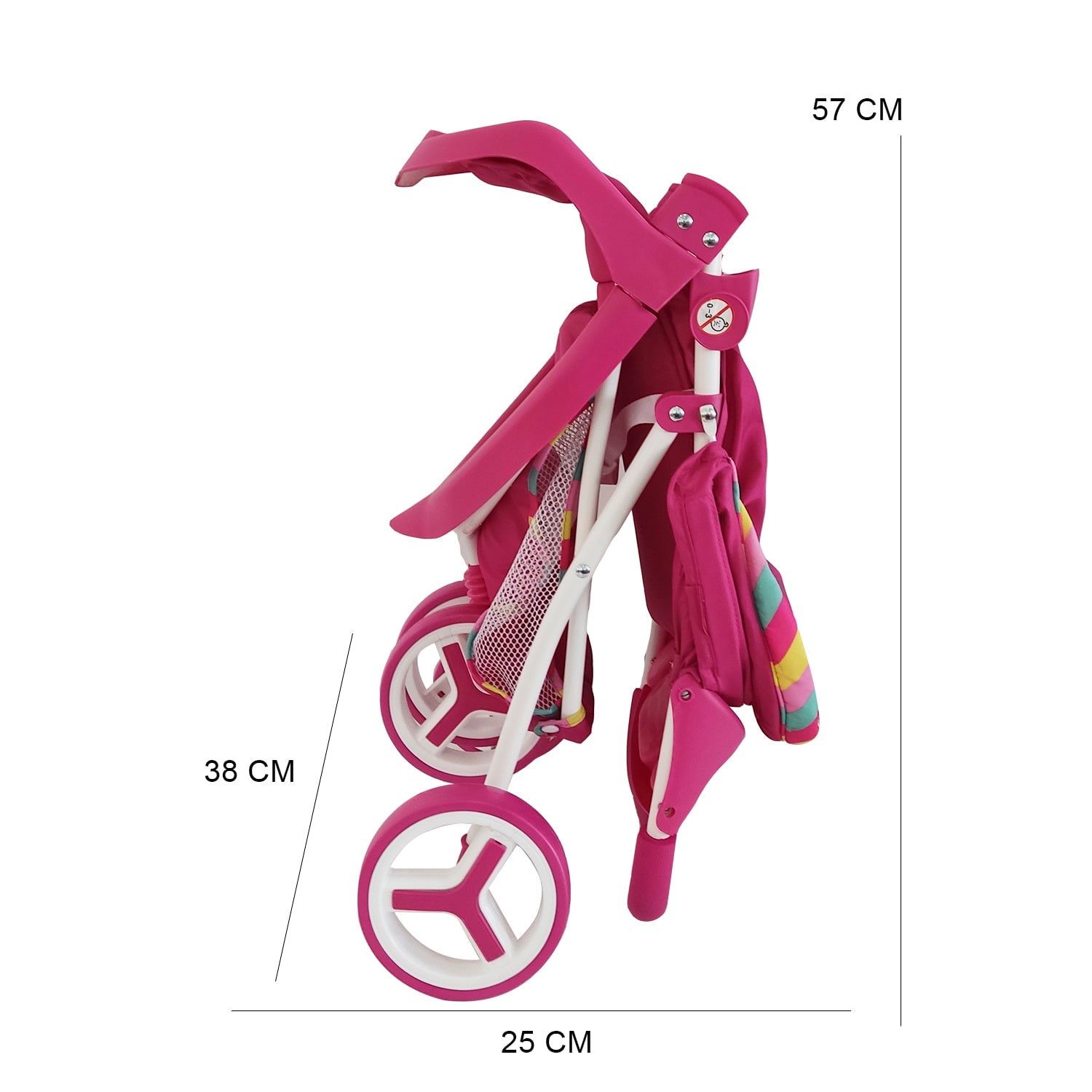 COCHE DE JUGUETE PARA MUÑECA JOGGER UNICORNIO BEBESIT - 3