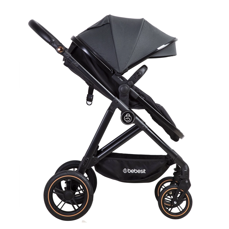 COCHE CUNA PASEO STREET GRIS BEBESIT - 3