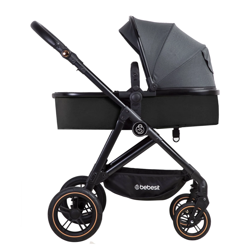 COCHE CUNA PASEO STREET GRIS BEBESIT - 4