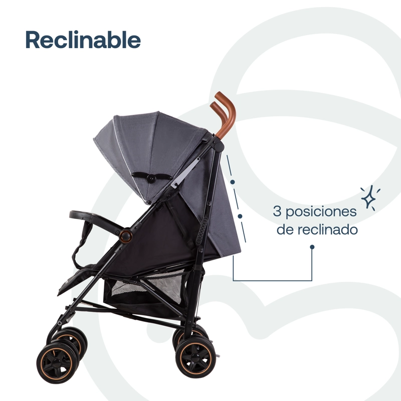 COCHE BEBESIT PARAGUA MAGIC RIDE GRIS - 4