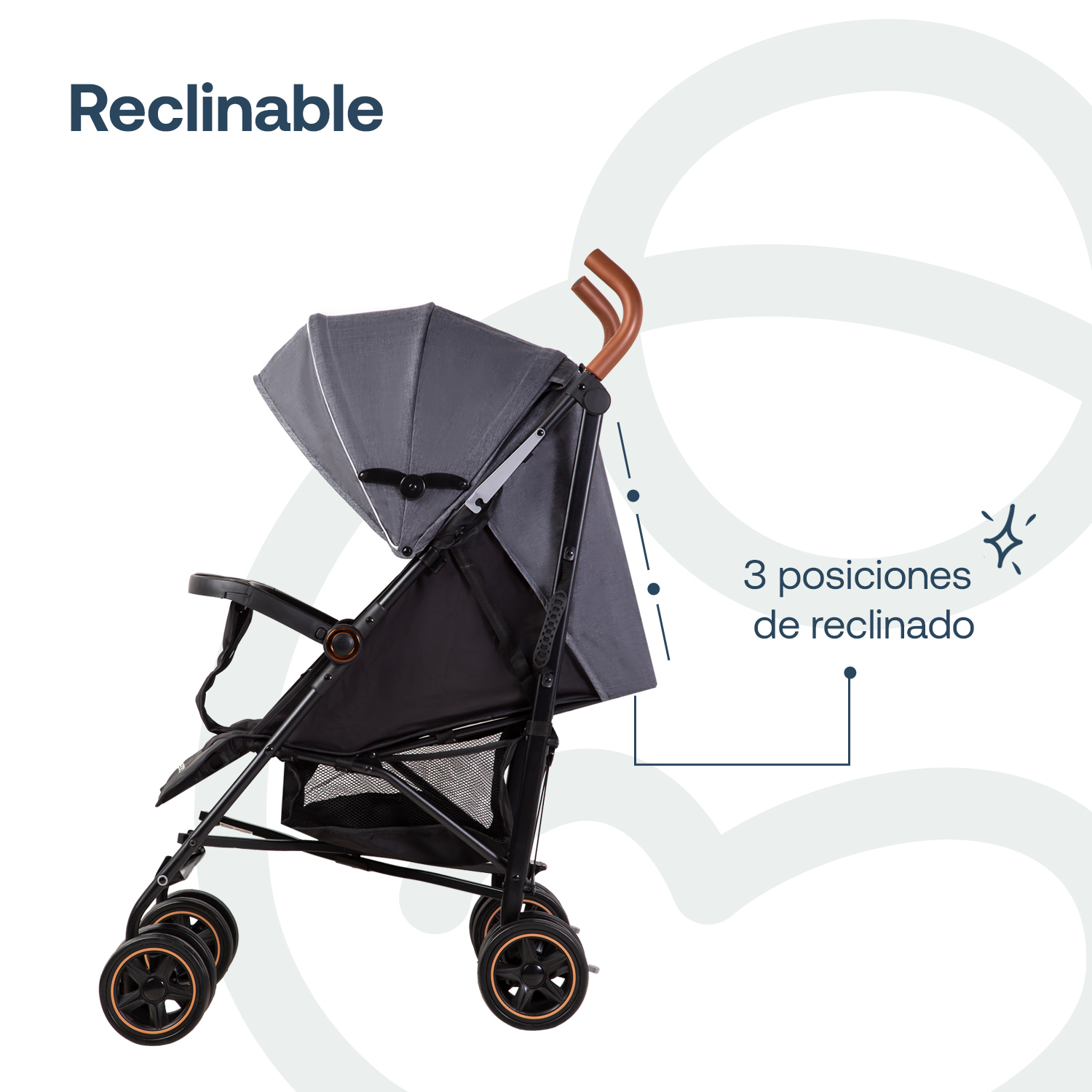 COCHE BEBESIT PARAGUA MAGIC RIDE GRIS - 4
