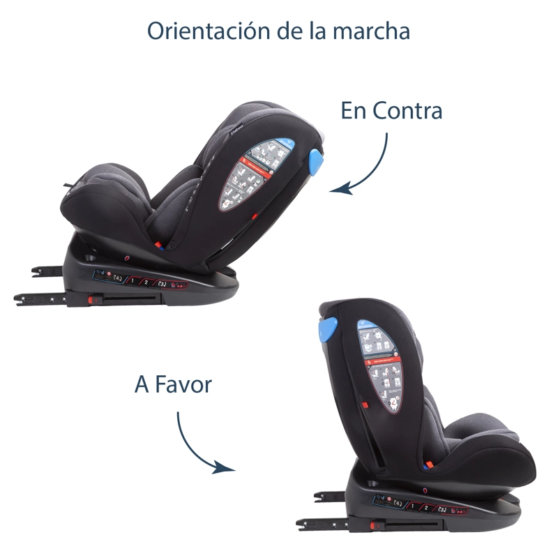 SILLA AUTO BEBESIT SATURN DARK GREY GRIS - 5