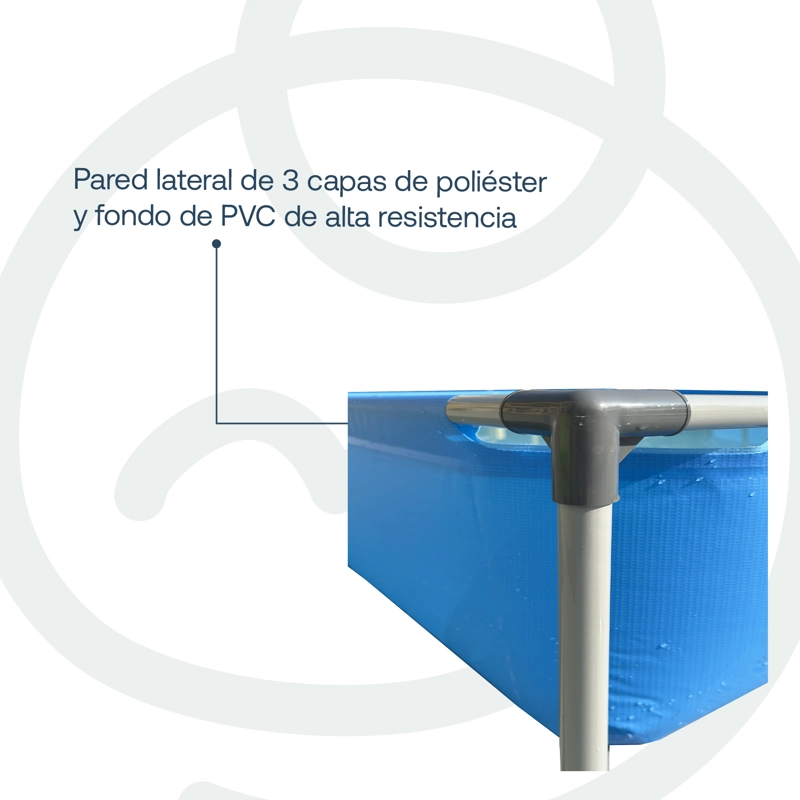 PISCINA ESTRUCTURAL BEBESIT BESPLASH 152X152X33 CM - 5