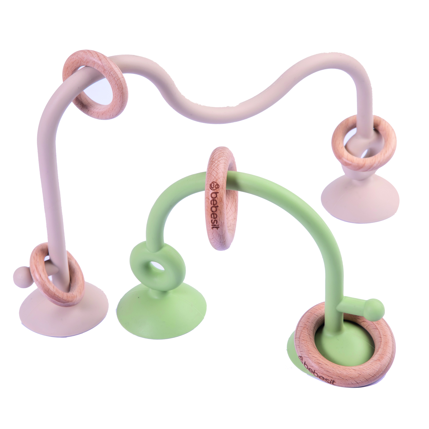PUZZLE BEBESIT JUEGO SILLA COMER MONTESSORI VERDE - 1