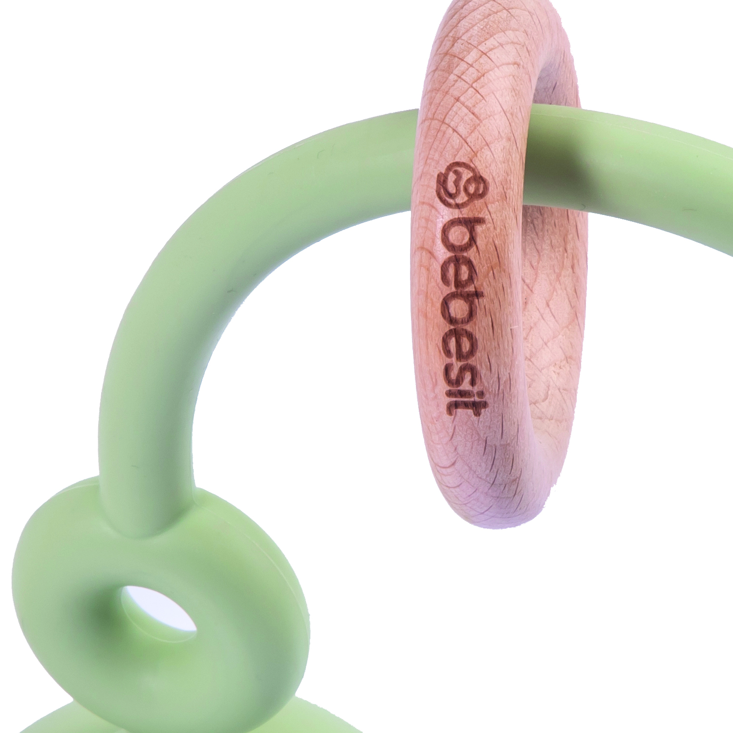 PUZZLE BEBESIT JUEGO SILLA COMER MONTESSORI VERDE - 2