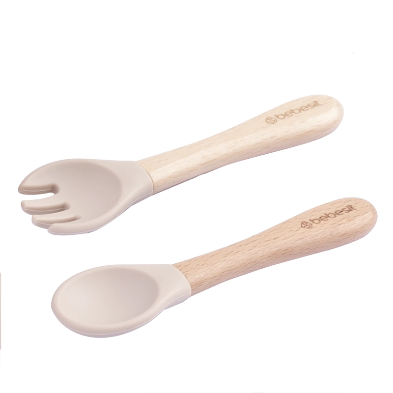 SET BEBESIT ALIMENTACIÓN ELEFANTE SILICONA BEIGE - 4