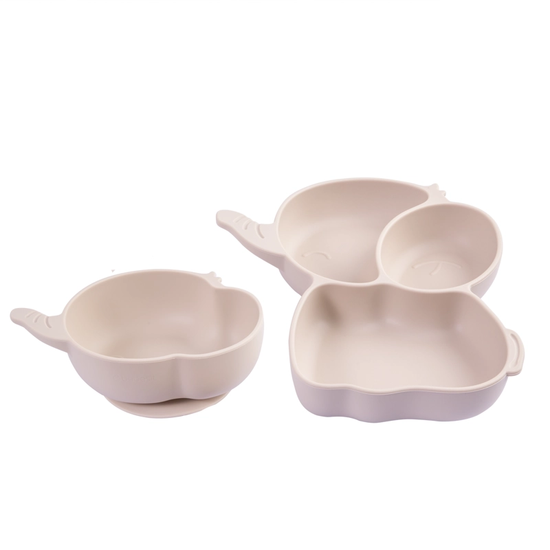 SET BEBESIT ALIMENTACIÓN ELEFANTE SILICONA BEIGE - 6