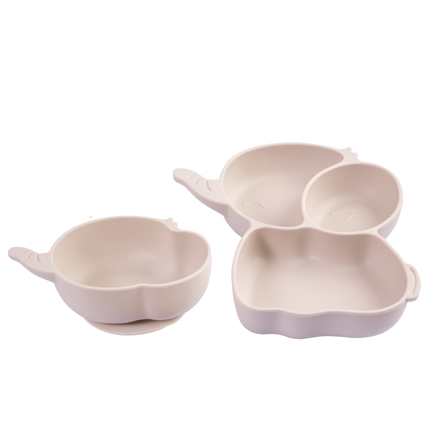 SET BEBESIT ALIMENTACIÓN ELEFANTE SILICONA BEIGE - 6