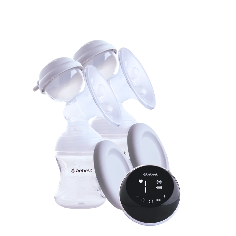 EXTRACTOR LECHE MATERNA BEBESIT BLANCO SACALECHE ELÉCTRICO DOBLE - 3