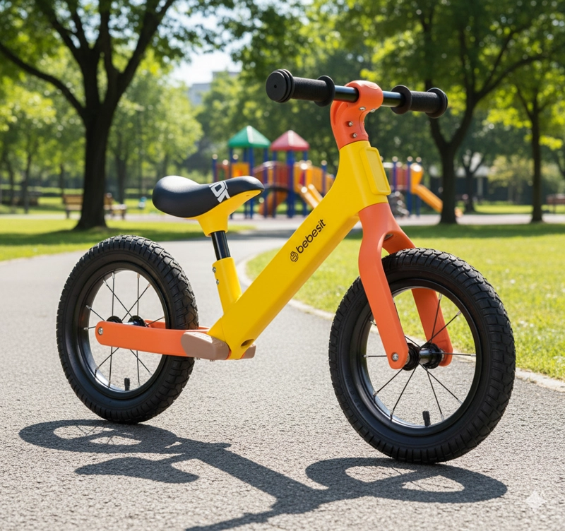 BICICLETA DE APRENDIZAJE BEBESIT NEO AMARILLO - 2