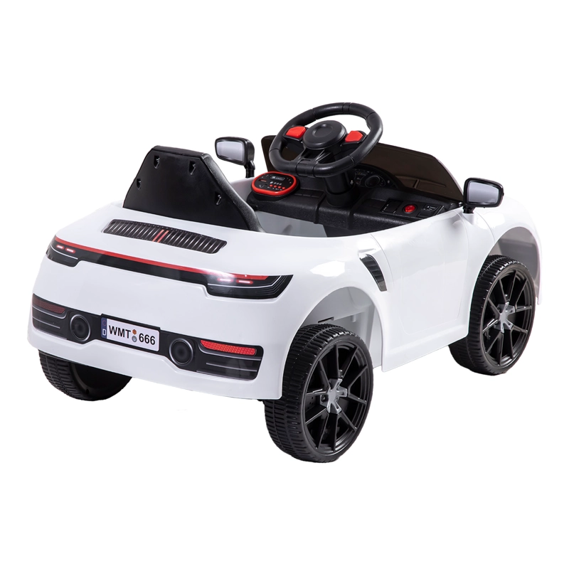 AUTO DEPORTIVO BEBESIT ELÉCTRICO RACE BLANCO - 4