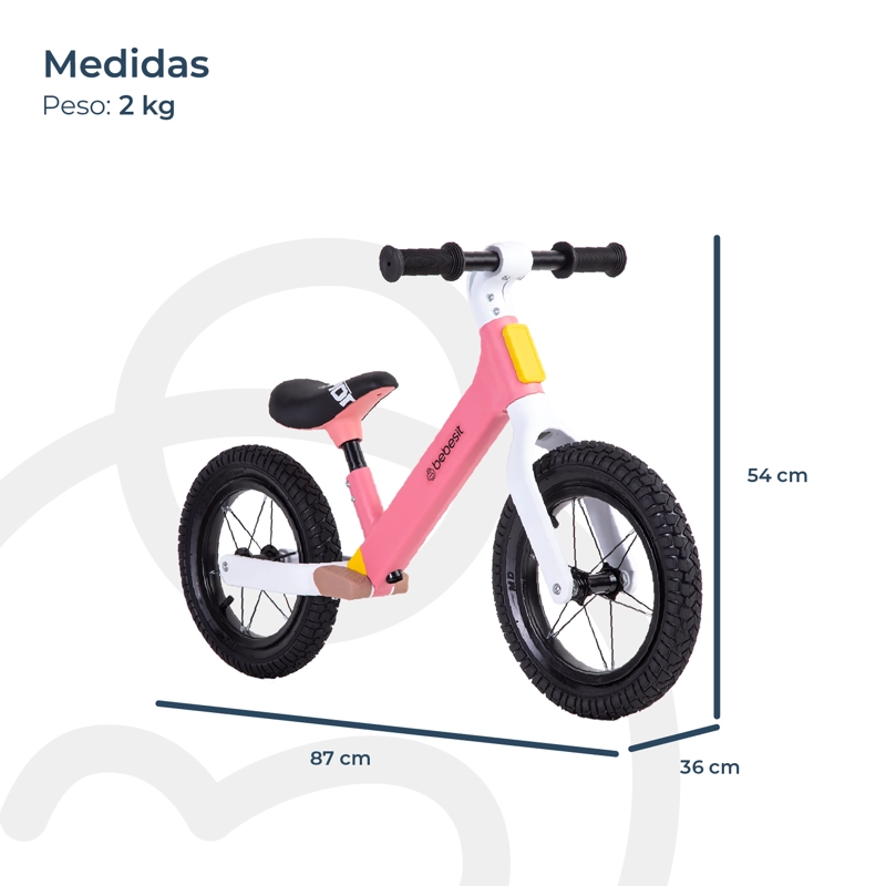 BICICLETA DE EQUILIBRIO APRENDIZAJE NEO ROSA BEBESIT - 7