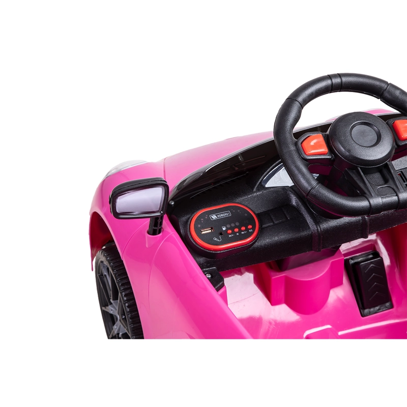 AUTO DEPORTIVO BEBESIT ELÉCTRICO RACE ROSA - 6