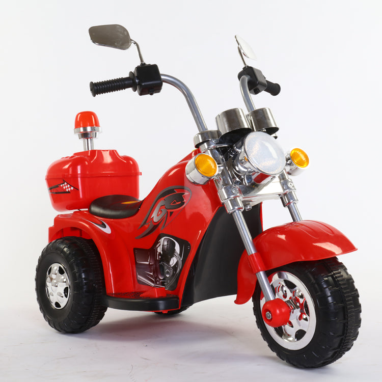 MOTO ELÉCTRICA BEBESIT CHOPPER ROJO - 2