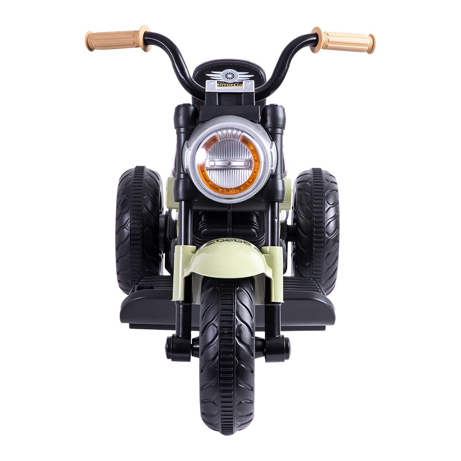 MOTO ELÉCTRICA CHOPPER VERDE BEBESIT - 3