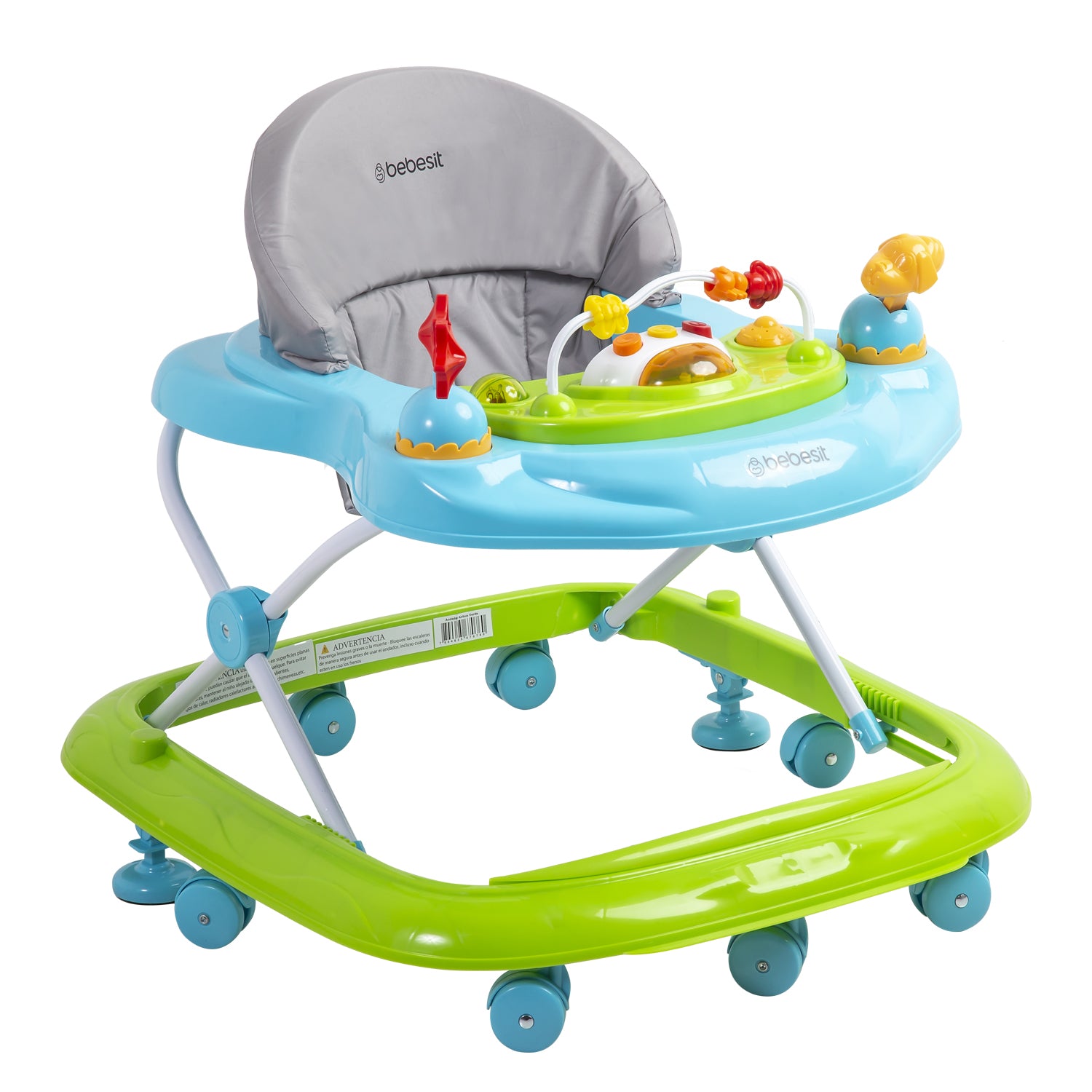 ANDADOR MUSICAL AIRBUS VERDE BEBESIT - 1