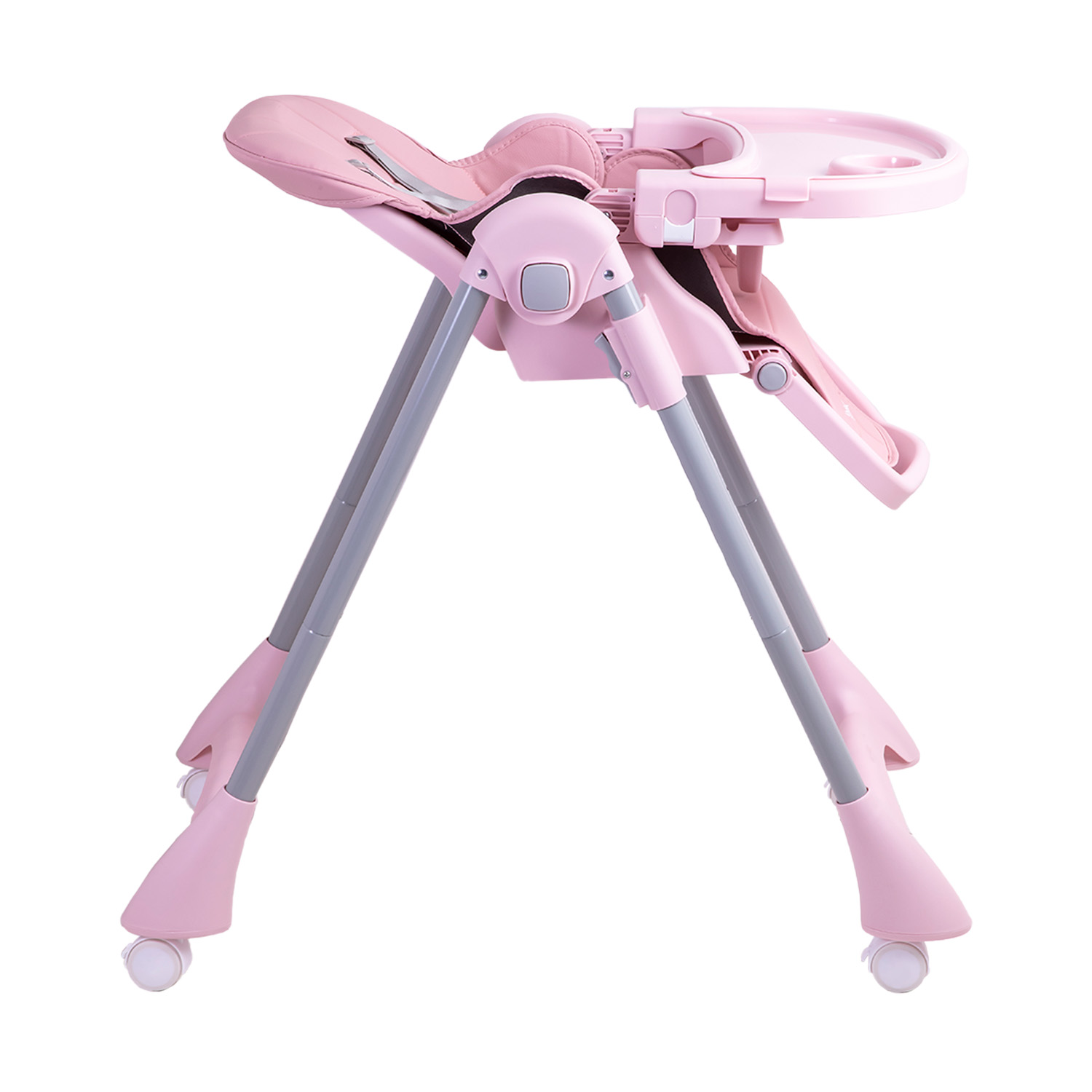 SILLA COMER BEBESIT BEBÉ RECLINABLE PLEGABLE EASY EAT ROSADO - 4