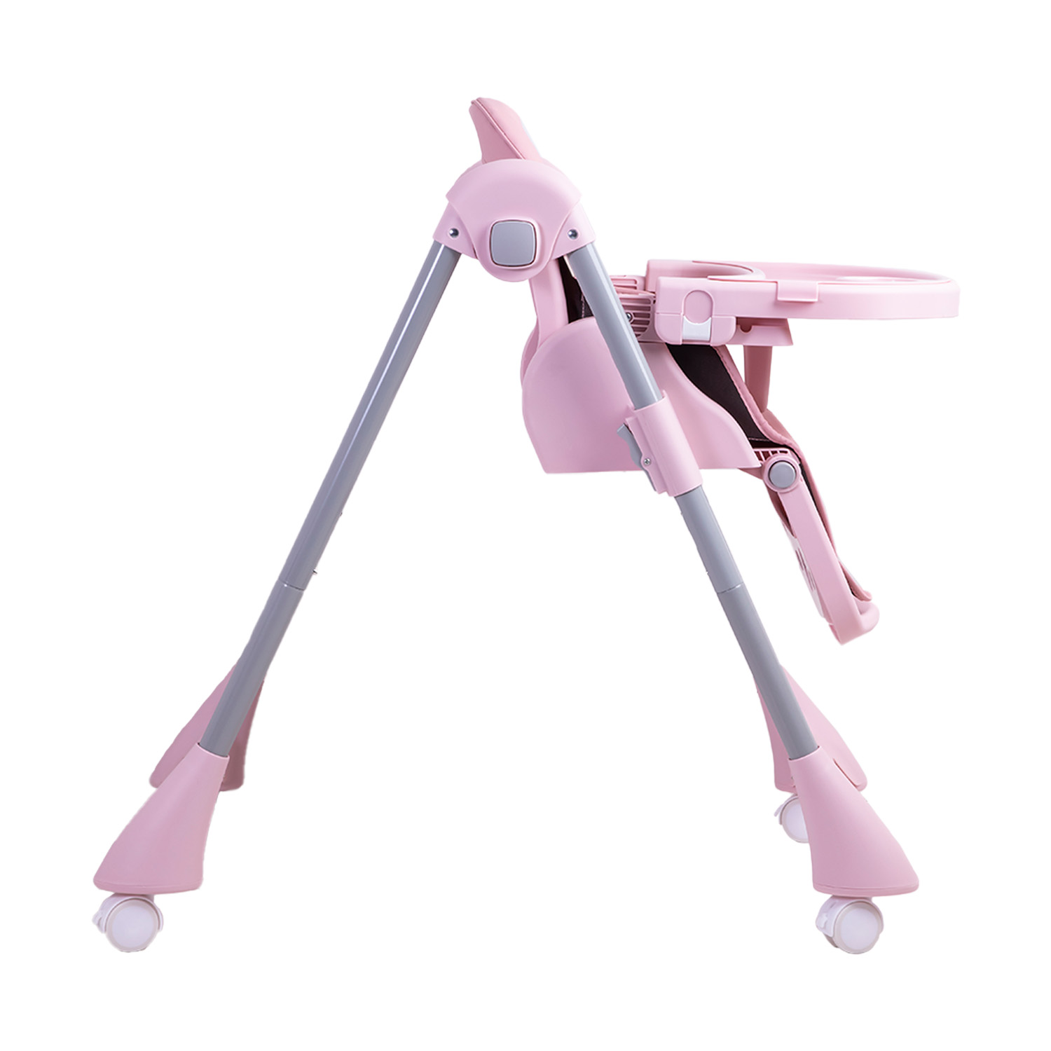 SILLA COMER BEBESIT BEBÉ RECLINABLE PLEGABLE EASY EAT ROSADO - 9