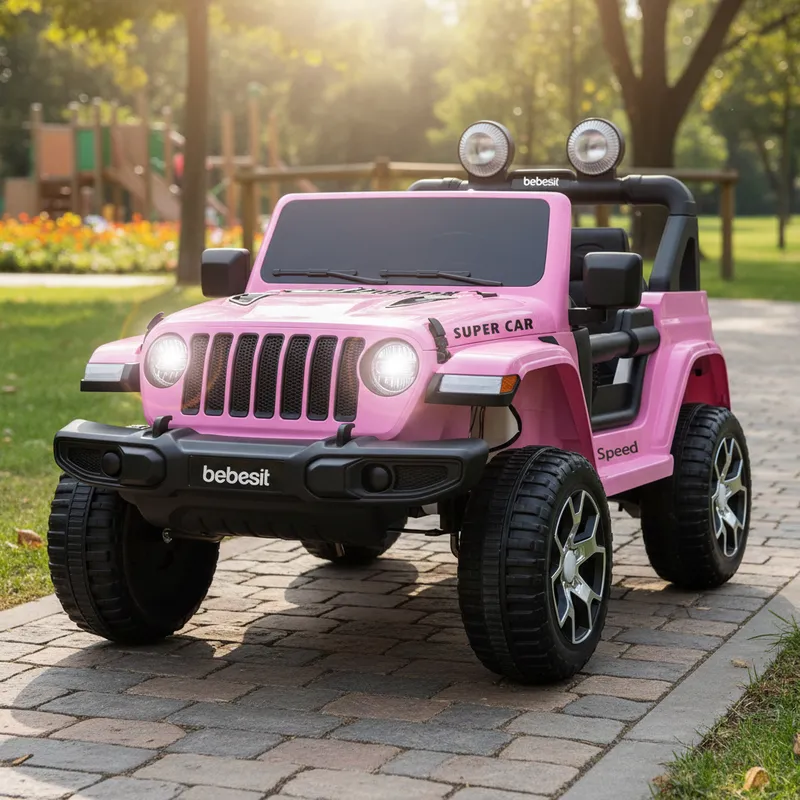 CAMIONETA ELECTRICA RENEGADE ROSA BEBESIT - 2