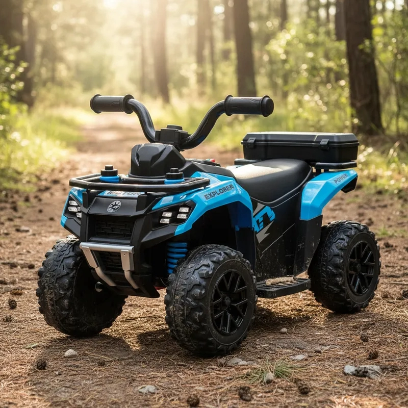 CUADRIMOTO A BATERÍA BEBESIT QUAD SX AZUL - 2