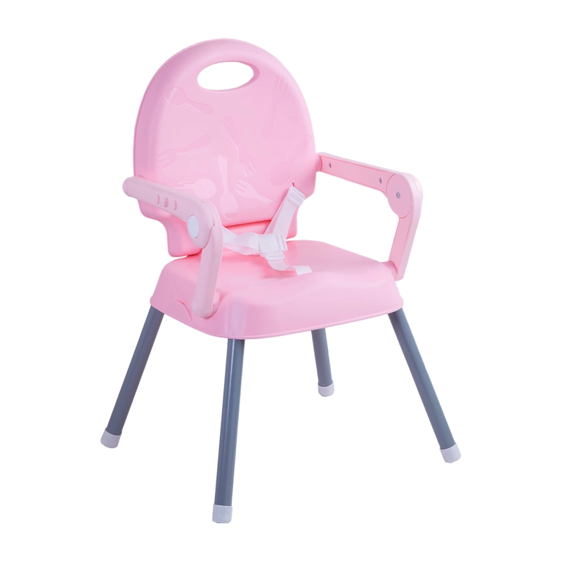 SILLA COMER BEBESIT PLEGABLE PORTÁTIL BEBÉ NIÑO FOLD ROSADO - 3