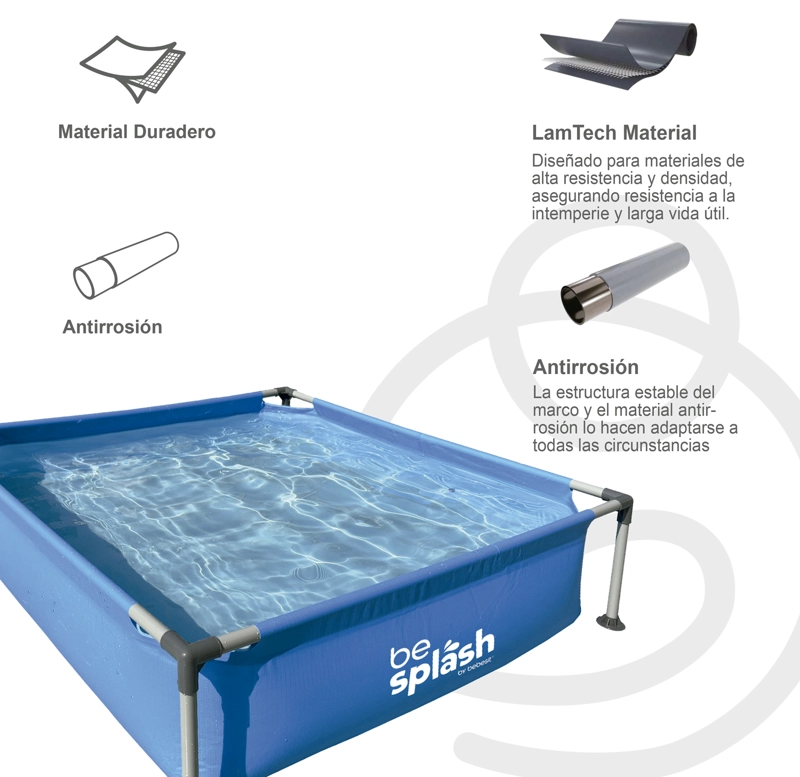 PISCINA ESTRUCTURAL 152X152X33CM BESPLASH - 5