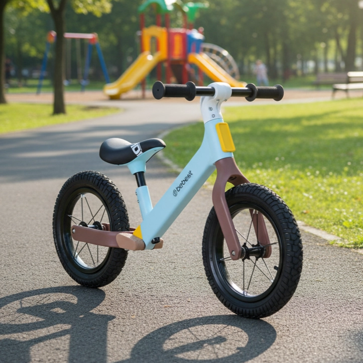 BICICLETA DE APRENDIZAJE BEBESIT NEO CELESTE - 2