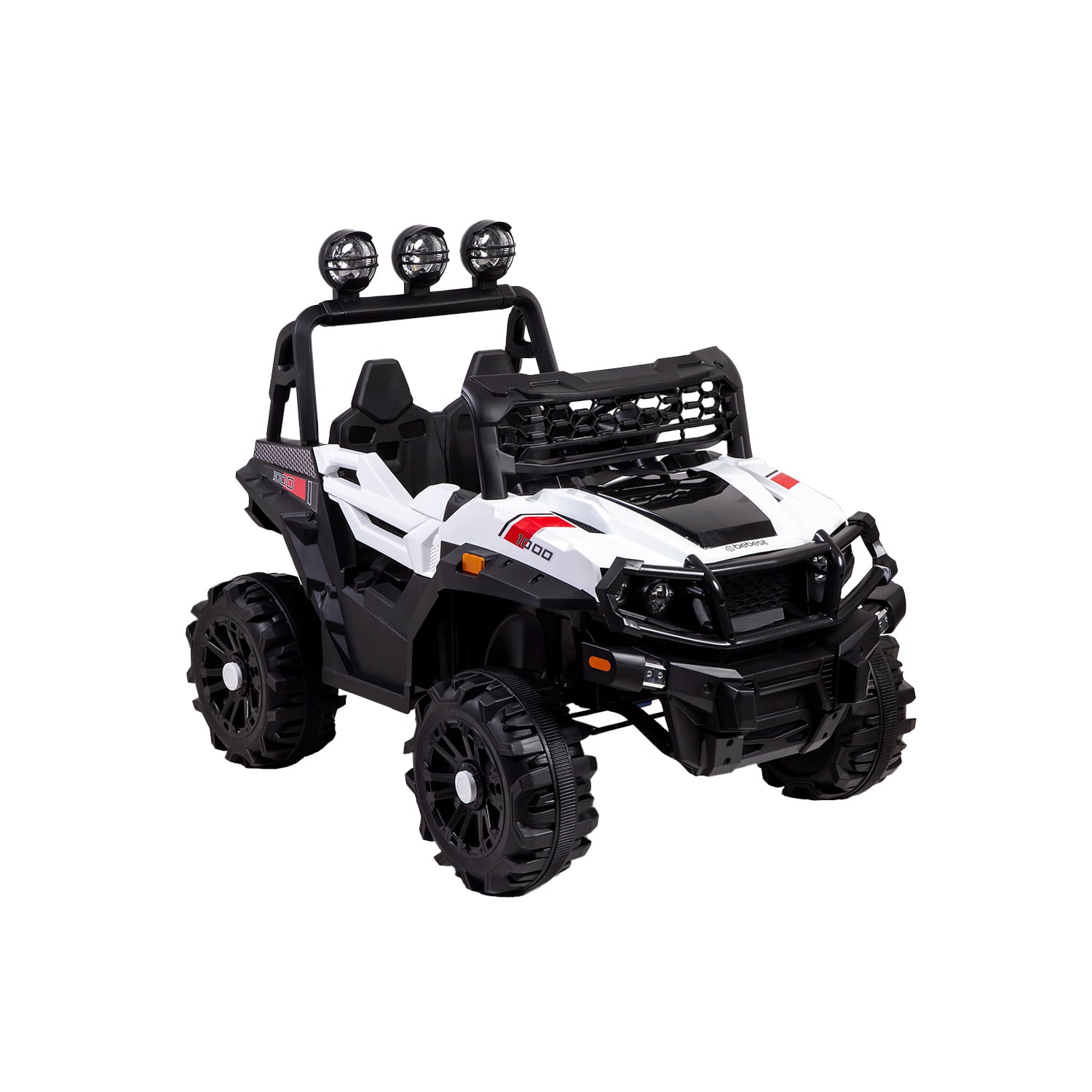 CAMIONETA ELE CTRICA SUV TODO TERRENO EXPLORER BLANCO BEBESIT - 1