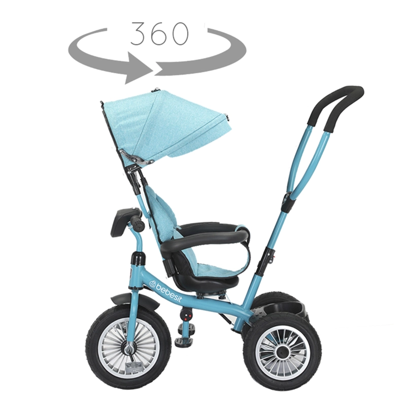 TRICICLO PASEO INFANTIL 360 1326 LX VERDE BEBESIT - 6